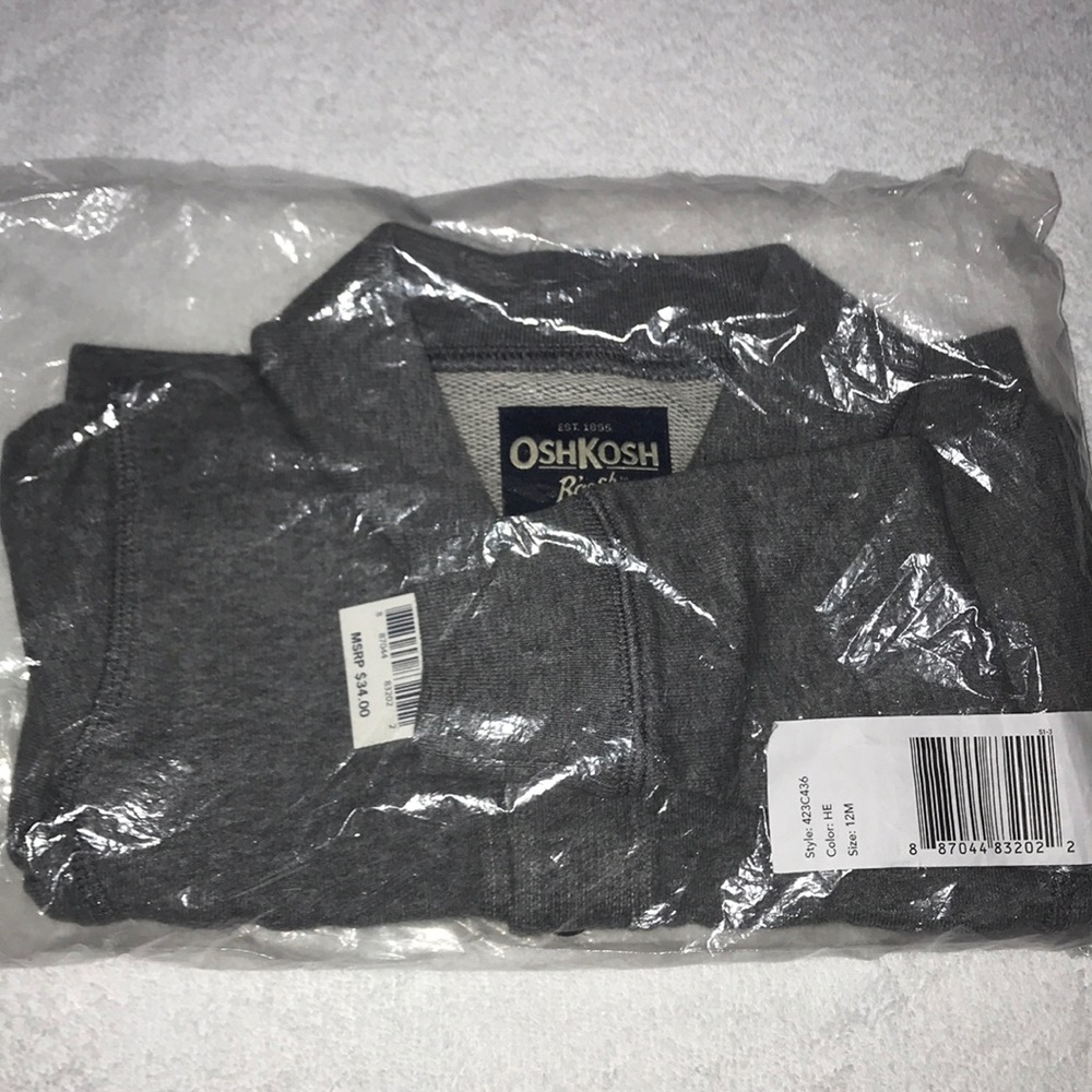 OshKosh B’gosh grey button down